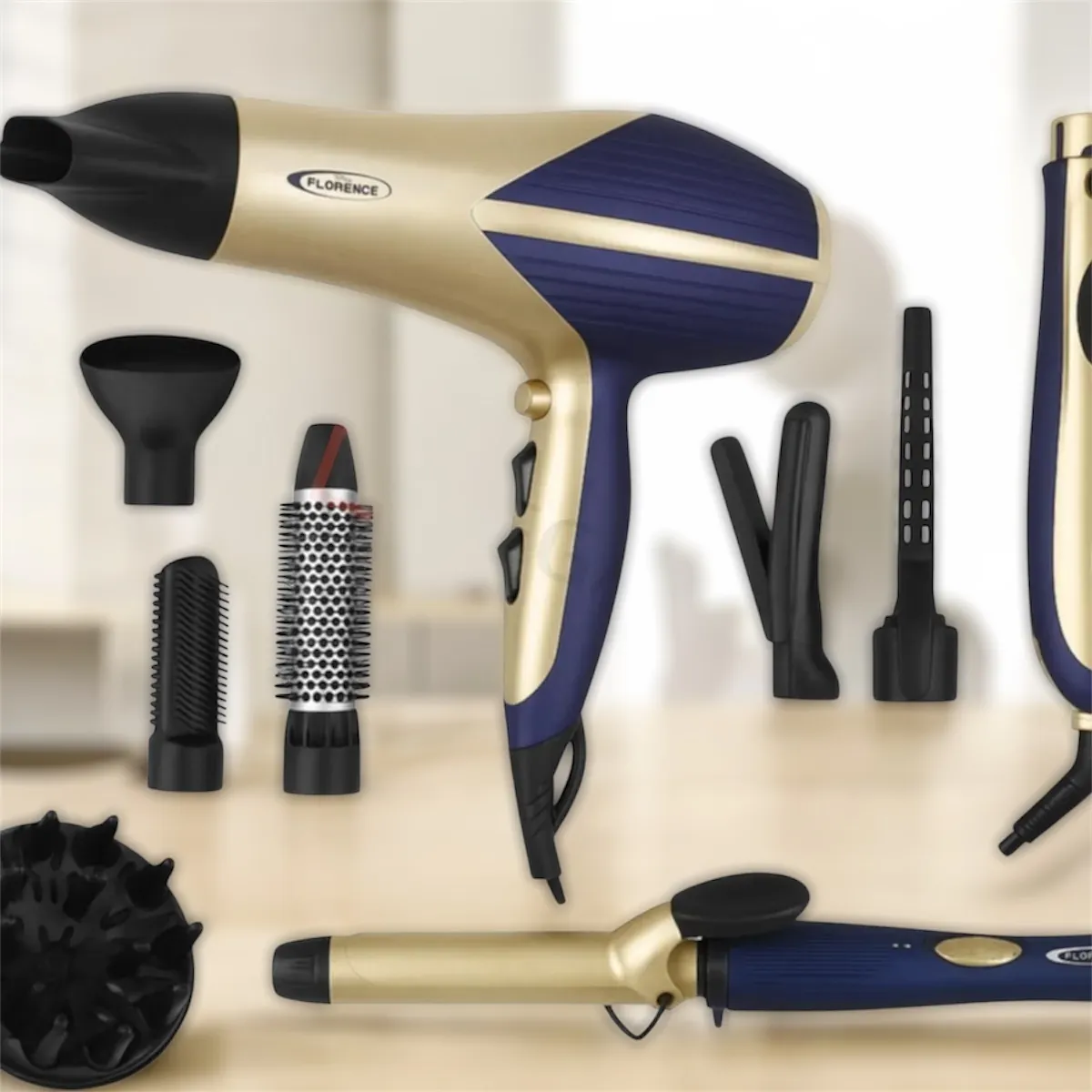 Coffret Cheveux 12 en 1 Florence AG535-S12 - 2200Watts