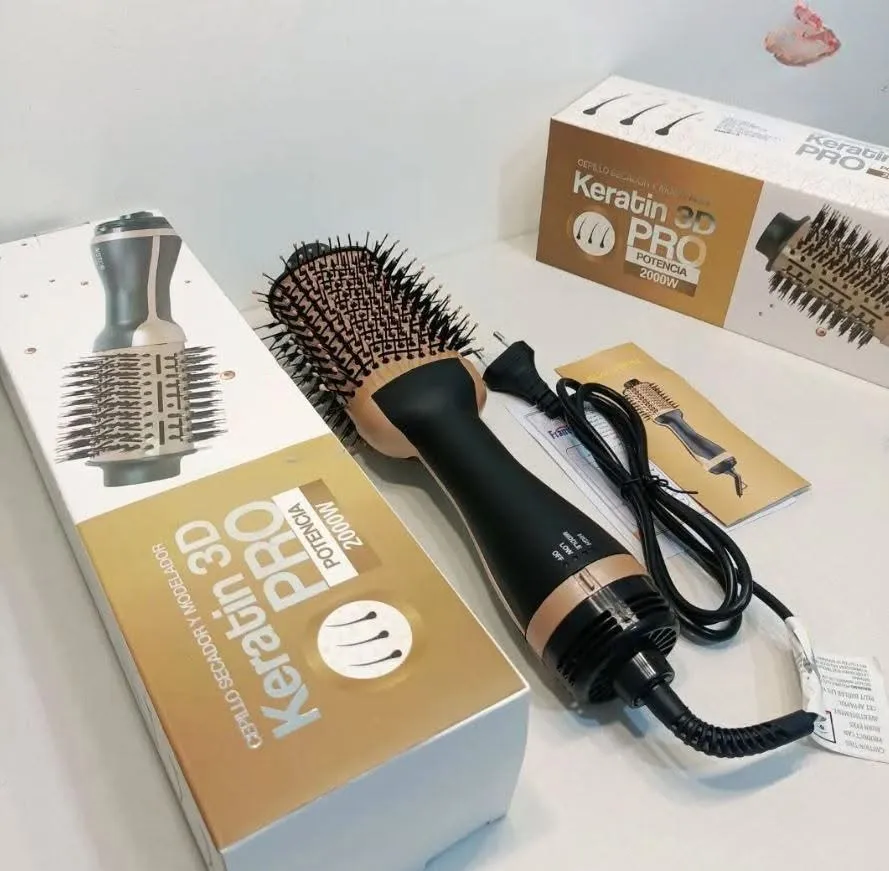 Brosse soufflante Keratin 3D PRO - 2000 Watts
