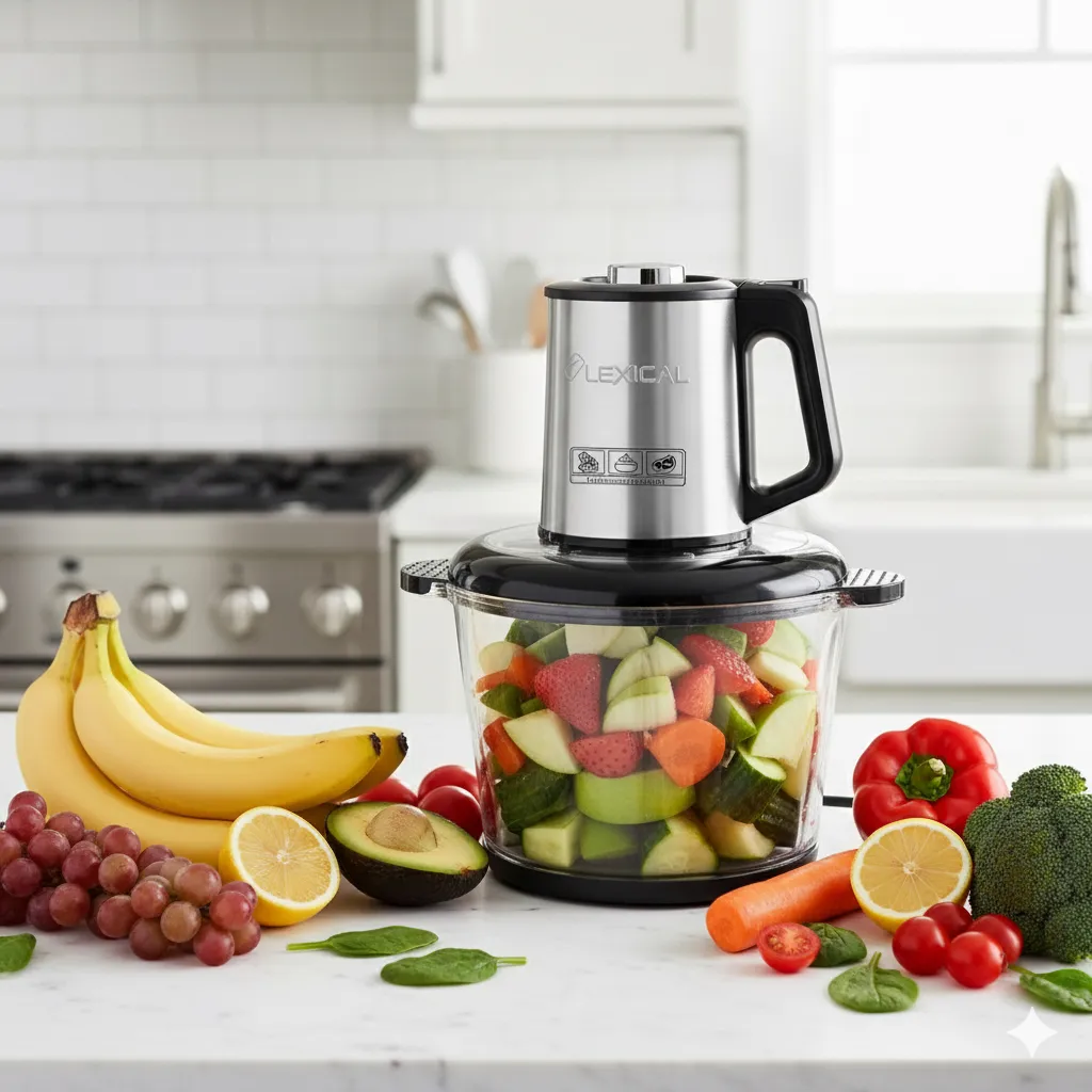 Hachoir à Viande En verre Lexical LCH-1970 - 400 Watts - 3 Litres