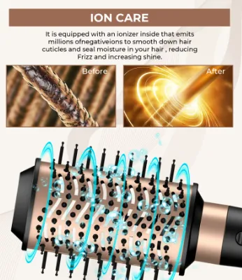 Brosse Soufflante 4en1 Lexical LAS-5204 - Séchage , lissage , Boucles & Volume