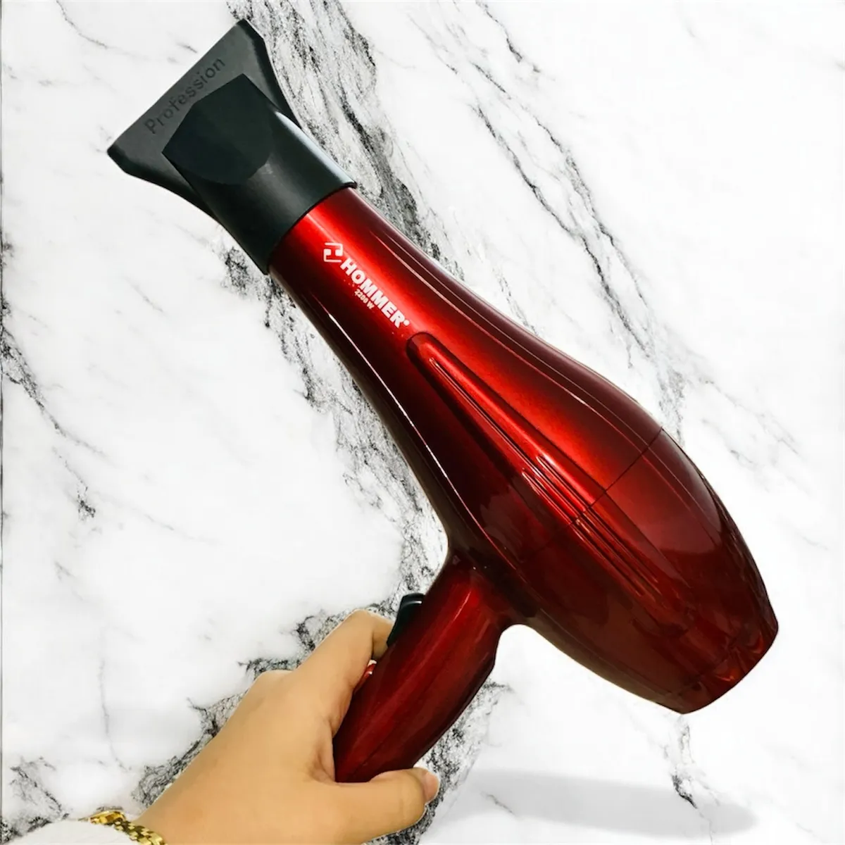 Séche cheveux HOMMER - 2200W - Rouge